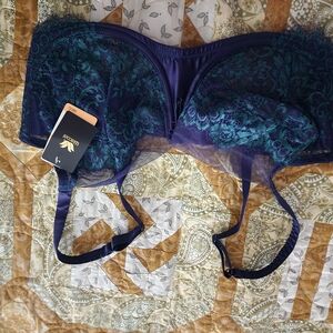 Wacoal Blue Lace Underwire Bra